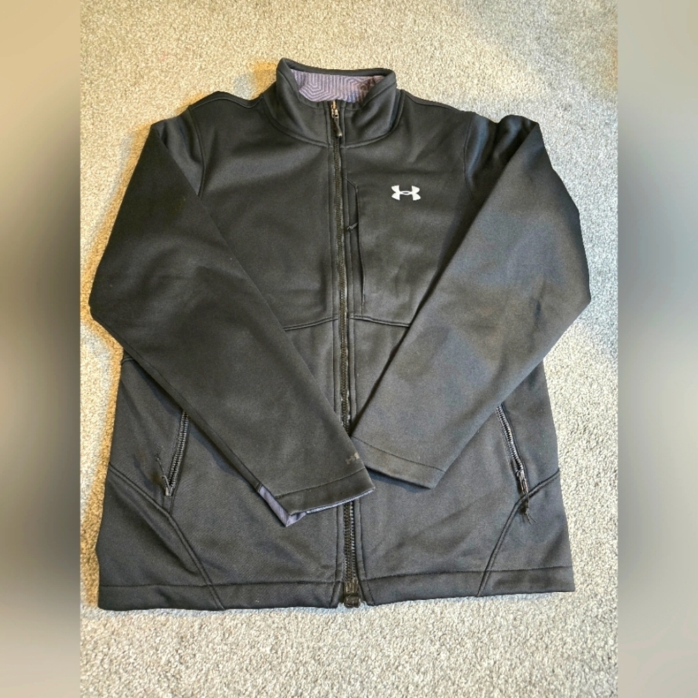 Under Armour Men's Small Storm Coldgear  Infared Softershell Jacket EUC